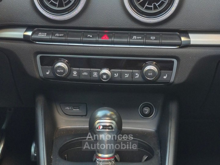 Audi S3 Sportback III SPORTBACK 20 TFSI 310 QUATTRO S TRONIC 7 Full Options (Toit/Cockpit) - 21