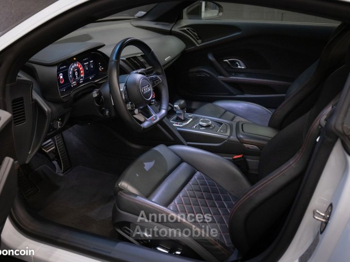 Audi R8 V10 Plus 52 610 cv – FRANÇAISE FULL CARBONE INTERIEUR ET EXTERIEUR CAMERA ECHAPPEMENT SPORT - - 5