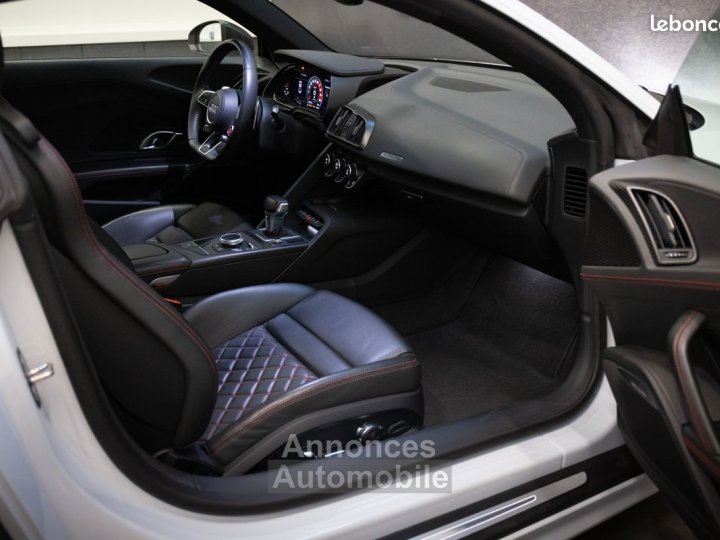 Audi R8 V10 Plus 52 610 cv – FRANÇAISE FULL CARBONE INTERIEUR ET EXTERIEUR CAMERA ECHAPPEMENT SPORT - - 7