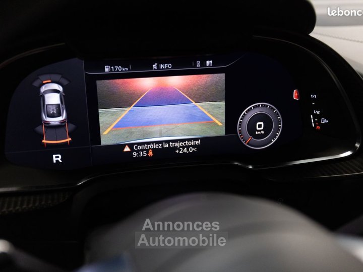 Audi R8 V10 Plus 52 610 cv – FRANÇAISE FULL CARBONE INTERIEUR ET EXTERIEUR CAMERA ECHAPPEMENT SPORT - - 10