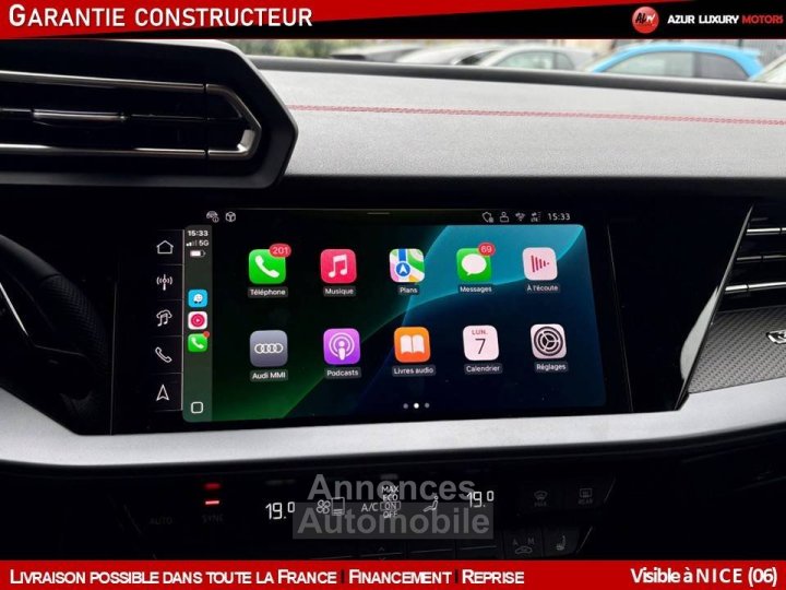 Audi A3 IV (2) SPORTBACK 35 TFSI S-LINE - 19