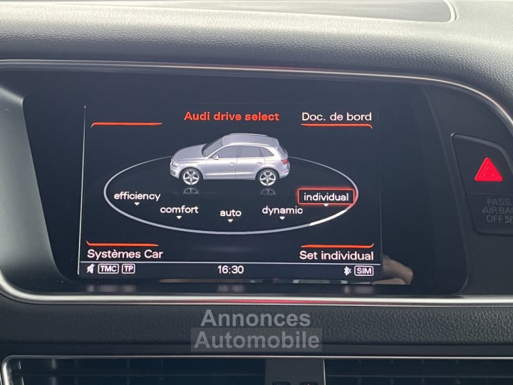 Audi SQ5 TDI V6 326 COMPETITION BVA8 QUATTRO GPS CAMERA ATTELAGE KEYLESS BI-XENON HIFI B&O REGULATEUR ADA - 14