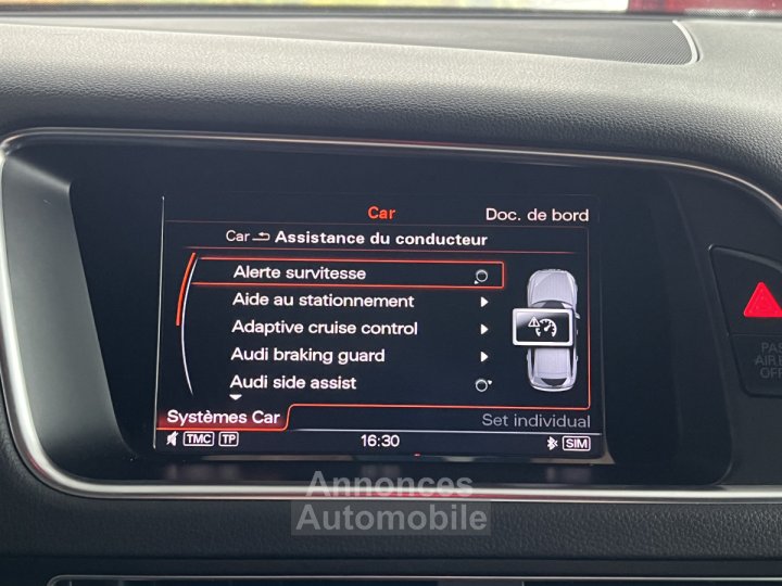 Audi SQ5 TDI V6 326 COMPETITION BVA8 QUATTRO GPS CAMERA ATTELAGE KEYLESS BI-XENON HIFI B&O REGULATEUR ADA - 16