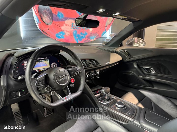 Audi R8 V10 Plus 52 FSI 610cv | Pack Carbone Phares Laser Échappement Sport Caméra - 2