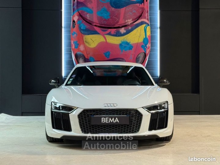 Audi R8 V10 Plus 52 FSI 610cv | Pack Carbone Phares Laser Échappement Sport Caméra - 3