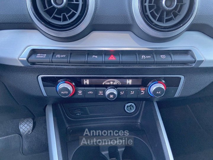 Audi Q2 30 TFSI 110 BV6 S LINE Ext GPS Caméra JA 18" - 20