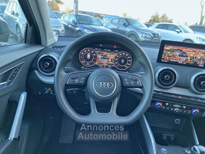 Audi Q2 30 TFSI 110 BV6 S LINE Ext GPS Caméra JA 18" - 24