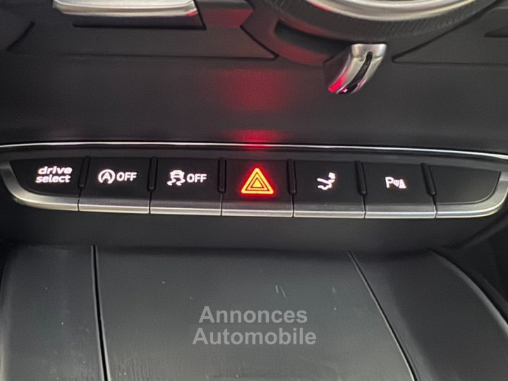 Audi TT S-line Ultra 20 TDI 184 ch ~ Auto hold ~ Radar AV et AR ~ Distri OK ~ ENTRETIENS ~ R&eacute;gulateur de vitesse - 11