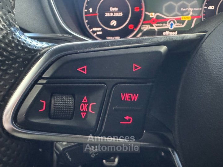 Audi TT S-line Ultra 20 TDI 184 ch ~ Auto hold ~ Radar AV et AR ~ Distri OK ~ ENTRETIENS ~ R&eacute;gulateur de vitesse - 16