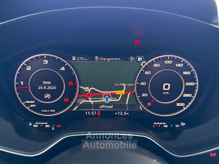 Audi TT S-line Ultra 20 TDI 184 ch ~ Auto hold ~ Radar AV et AR ~ Distri OK ~ ENTRETIENS ~ R&eacute;gulateur de vitesse - 20