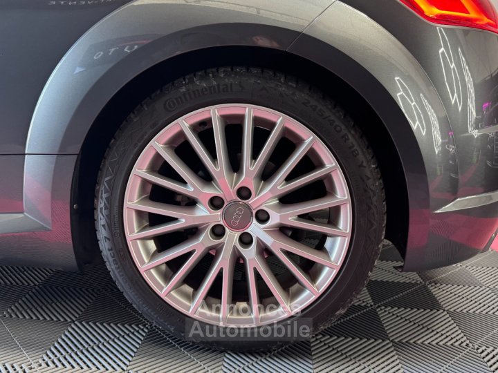 Audi TT S-line Ultra 20 TDI 184 ch ~ Auto hold ~ Radar AV et AR ~ Distri OK ~ ENTRETIENS ~ R&eacute;gulateur de vitesse - 24