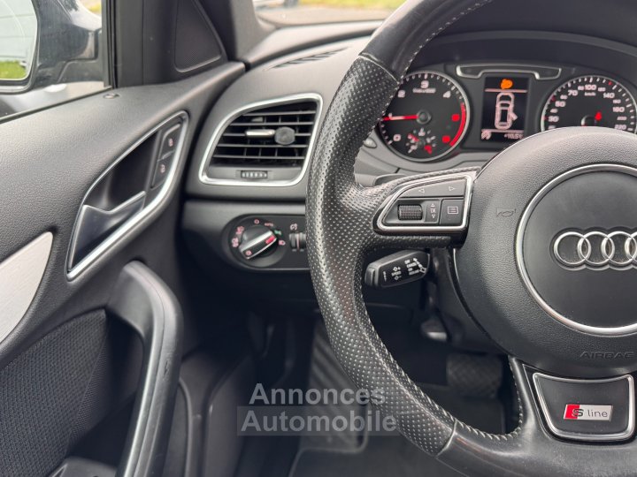 Audi Q3 20 TDI 140 ch Quattro S line S tronic 7 Distribution ok - 27