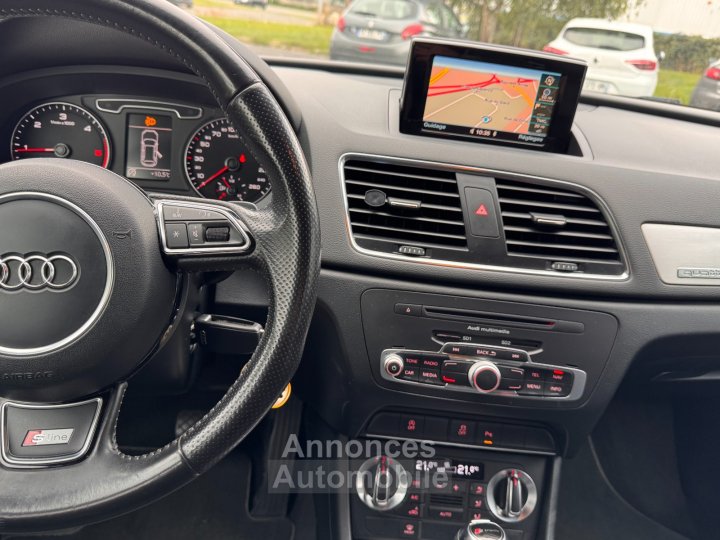 Audi Q3 20 TDI 140 ch Quattro S line S tronic 7 Distribution ok - 28