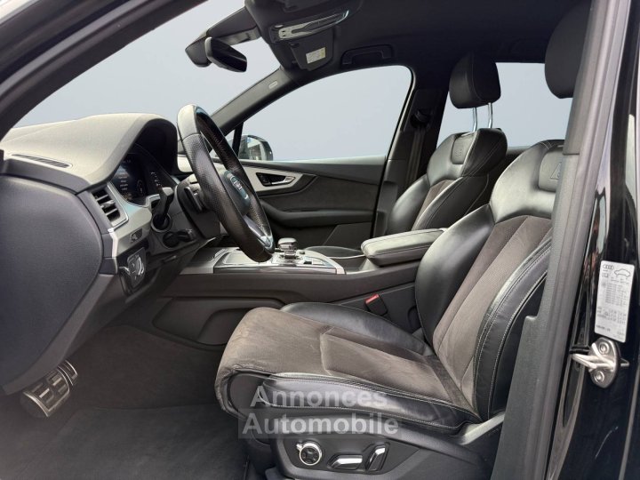 Audi Q7 30 V6 TDI 218ch S line quattro BVA ** Entretiens à jour - Aucuns frais à prévoir ** - 9