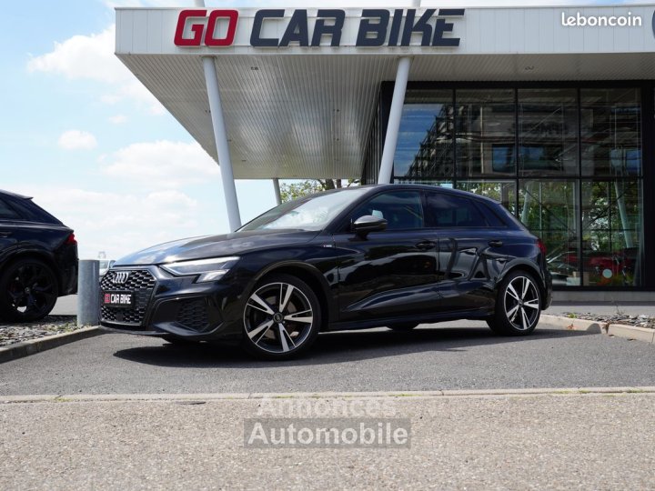 Audi A3 Sportback 150CH S Line Garantie 6 ans Apple Carplay Volant Méplat LED Adaptatifs GPS 18P 479-mois - 1