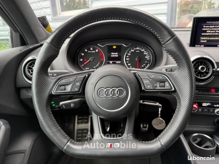 Audi A3 Sportback 30 TFSI 115ch S-LINE Méplat- Carplay Caméra - 11