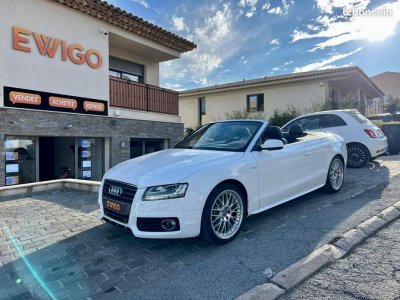 Audi A5 CABRIOLET 20 TFSI 211ch quattro SLine S-Line Son Bang Olufsen Jantes Alu 19 Garantie   - 1