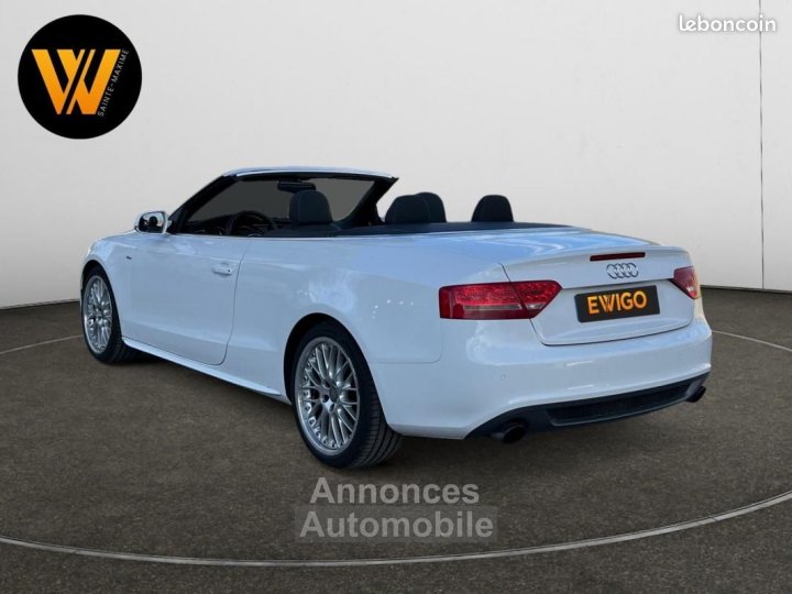 Audi A5 CABRIOLET 20 TFSI 211ch quattro SLine S-Line Son Bang Olufsen Jantes Alu 19 Garantie - 3