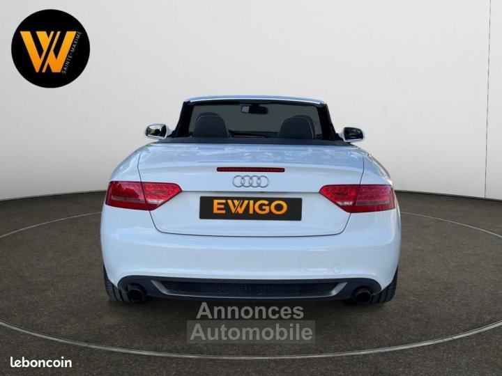Audi A5 CABRIOLET 20 TFSI 211ch quattro SLine S-Line Son Bang Olufsen Jantes Alu 19 Garantie - 4