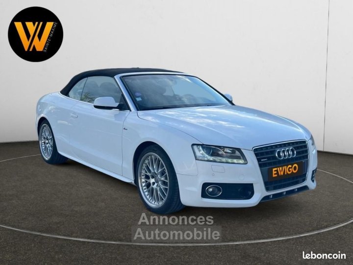 Audi A5 CABRIOLET 20 TFSI 211ch quattro SLine S-Line Son Bang Olufsen Jantes Alu 19 Garantie - 7
