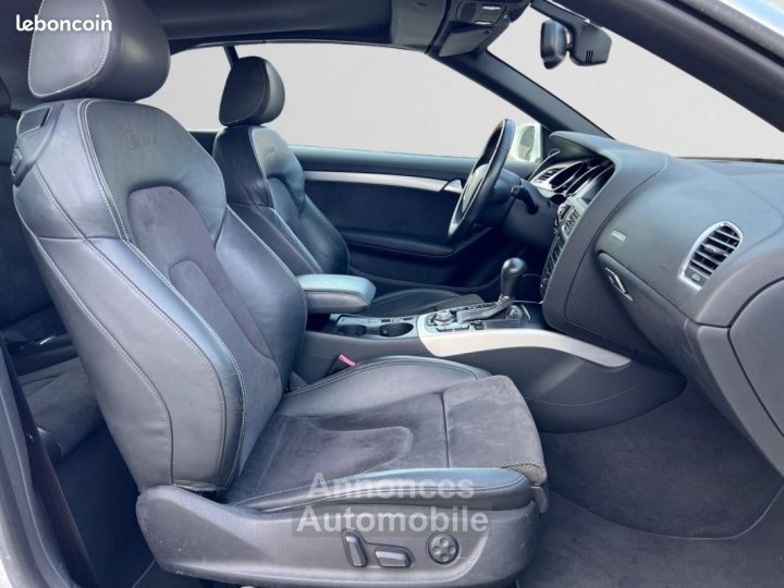 Audi A5 CABRIOLET 20 TFSI 211ch quattro SLine S-Line Son Bang Olufsen Jantes Alu 19 Garantie - 11