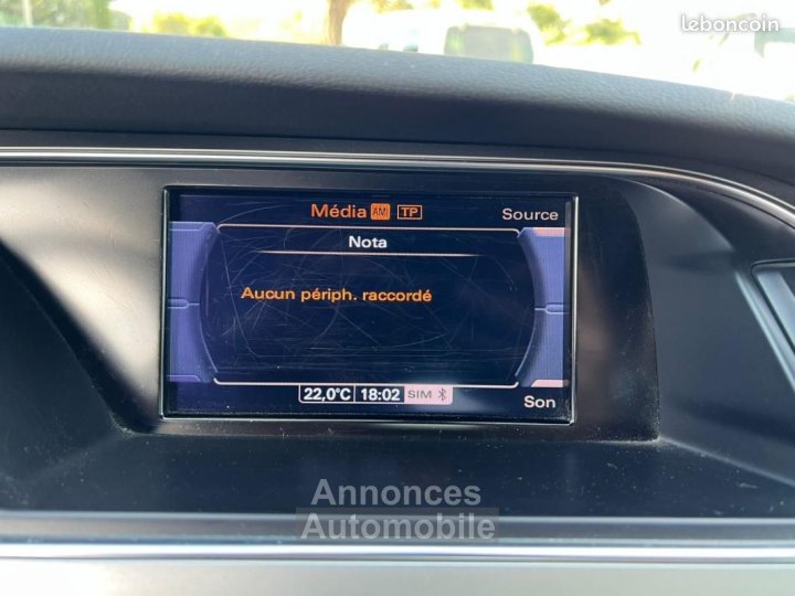 Audi A5 CABRIOLET 20 TFSI 211ch quattro SLine S-Line Son Bang Olufsen Jantes Alu 19 Garantie - 19