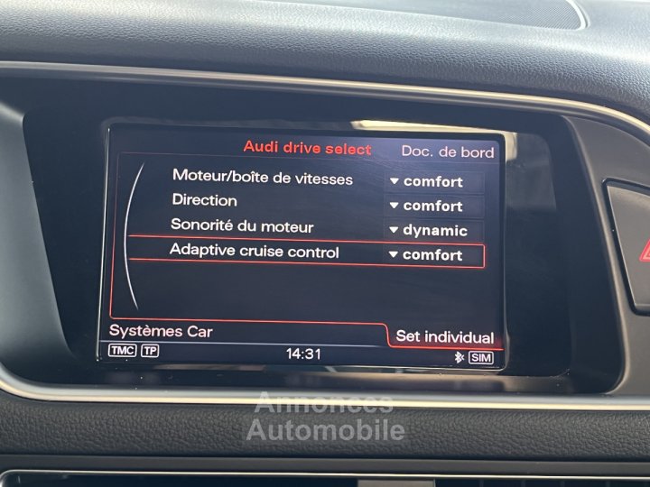 Audi SQ5 3,0 TDI V6 313 BVA8 QUATTRO TOIT PANORAMIQUE ATTELAGE ELECTRIQUE GPS CAMERA HIFI B&O KEYLESS REG - 11