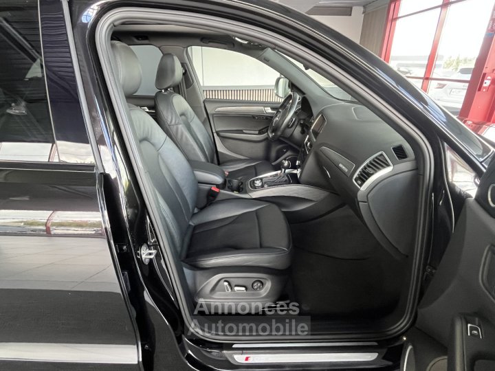 Audi SQ5 3,0 TDI V6 313 BVA8 QUATTRO TOIT PANORAMIQUE ATTELAGE ELECTRIQUE GPS CAMERA HIFI B&O KEYLESS REG - 17