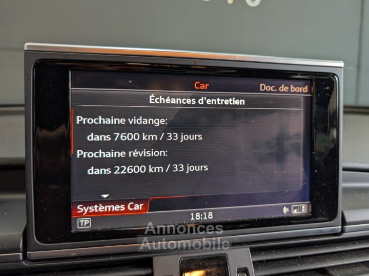 Audi A6 20 TDI 150 S Tronic INTERIEUR CUIR - DISTRIBUTION FAITE - ENTRETIEN FAIT - 25