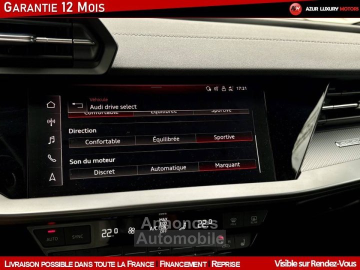 Audi S3 IV BERLINE 20 TFSI 310 CV QUATTRO - 17