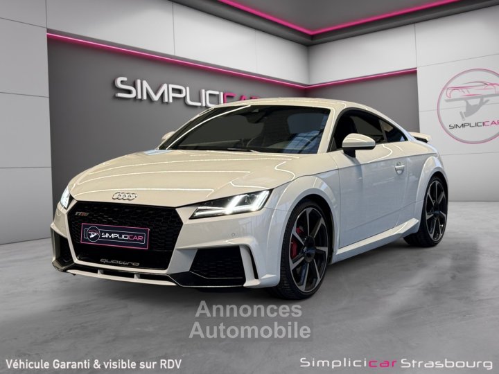 Audi TT RS TTRS COUPE 25 TFSI DAZA S-TRONIC 7 BANGOLUFSEN - MATRIX - CAMERA - KEYLESS - INT CARBONE - PACK ASSIST ROUTE - SIEGES CHAUFFANTS - 5