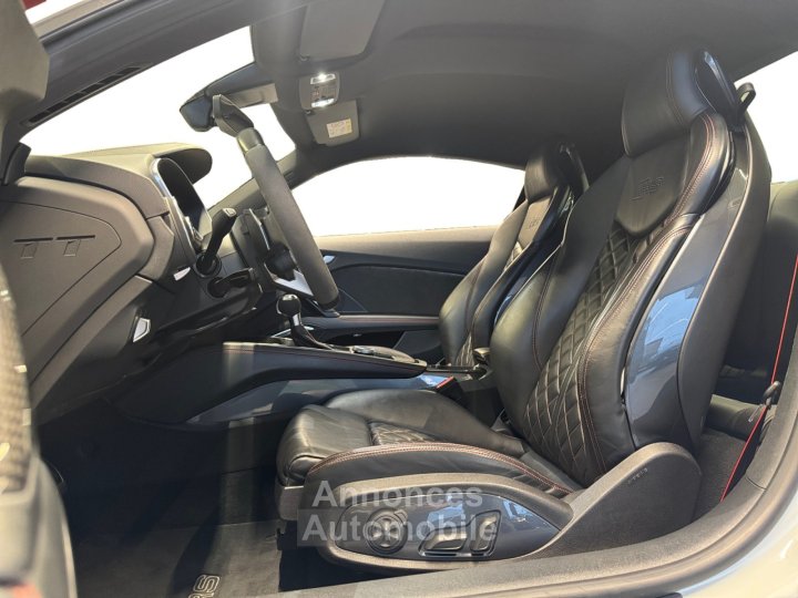 Audi TT RS TTRS COUPE 25 TFSI DAZA S-TRONIC 7 BANGOLUFSEN - MATRIX - CAMERA - KEYLESS - INT CARBONE - PACK ASSIST ROUTE - SIEGES CHAUFFANTS - 10
