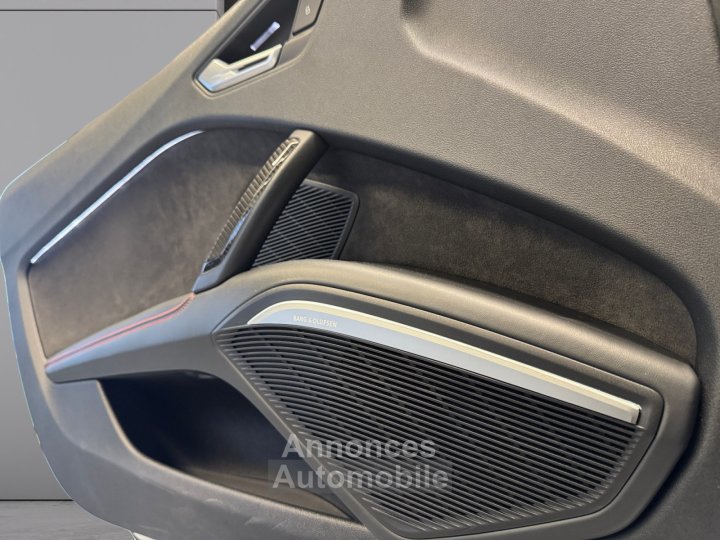 Audi TT RS TTRS COUPE 25 TFSI DAZA S-TRONIC 7 BANGOLUFSEN - MATRIX - CAMERA - KEYLESS - INT CARBONE - PACK ASSIST ROUTE - SIEGES CHAUFFANTS - 14
