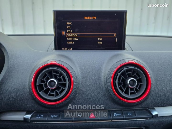 Audi S3 SPORTBACK 20 TFSI 310ch QUATTRO S-TRONIC BO-SIEGES COBRA-VIRTUAL-FR - 16