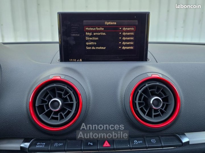 Audi S3 SPORTBACK 20 TFSI 310ch QUATTRO S-TRONIC BO-SIEGES COBRA-VIRTUAL-FR - 18