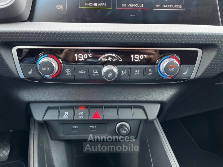 Audi A1 SPORTBACK 10 30 TFSI 116 DESIGN BVM6 - 16