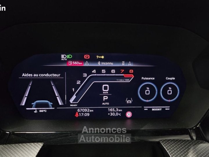 Audi RS3 SPORTBACK 25 TFSI 400 CARBON BLACK QUATTRO S-TRONIC BVA - 41