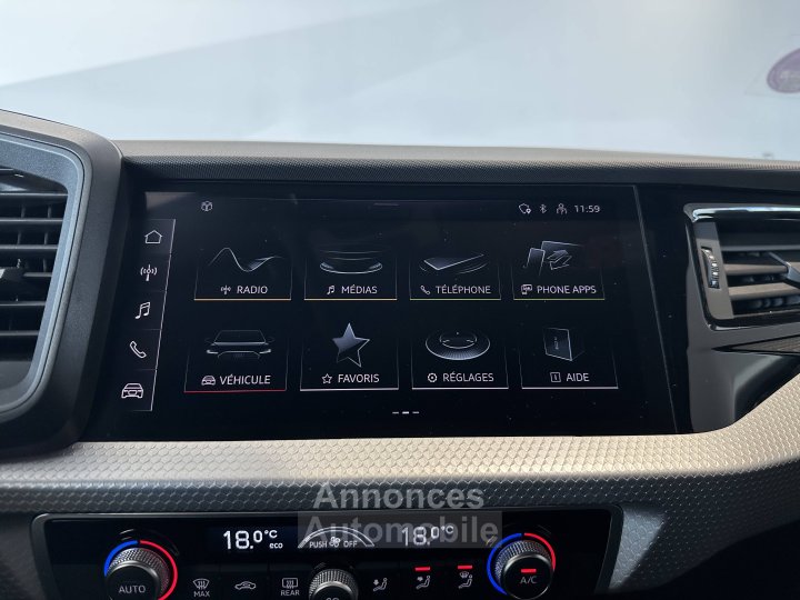Audi A1 Sportback 30 TFSI 116 ch S tronic 7 S Line - 22