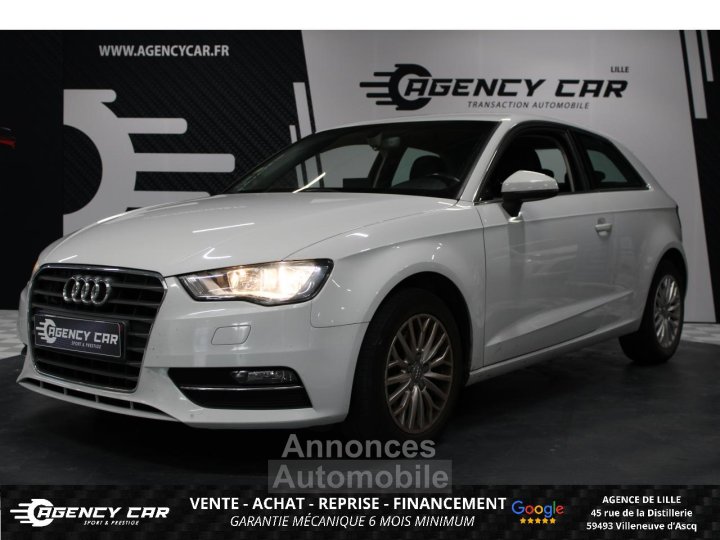 Audi A3 16 TDI 110cv Coupe blanche garantie 6 mois! - 1