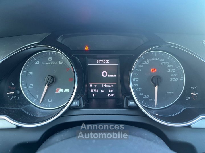 Audi S5 42 V8 FSI 354ch quattro Tiptronic SLine - 14