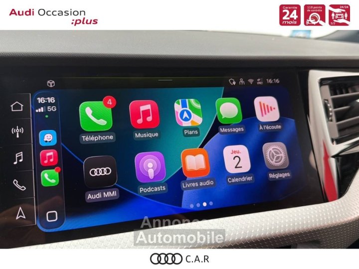 Audi A1 Sportback 30 TFSI 116 ch S tronic 7 S Line Plus - 17