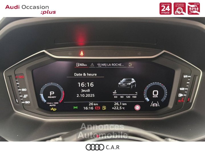 Audi A1 Sportback 30 TFSI 116 ch S tronic 7 S Line Plus - 19