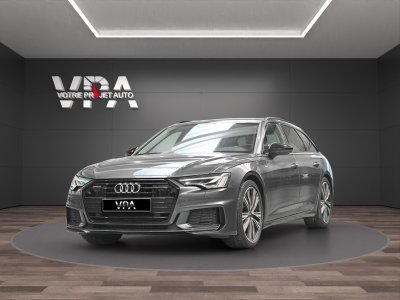 Audi A6 Avant · 55 TFSI e quattro · 367 ch · S tronic · S line · Gris Daytonagrau · Attelage   - 1