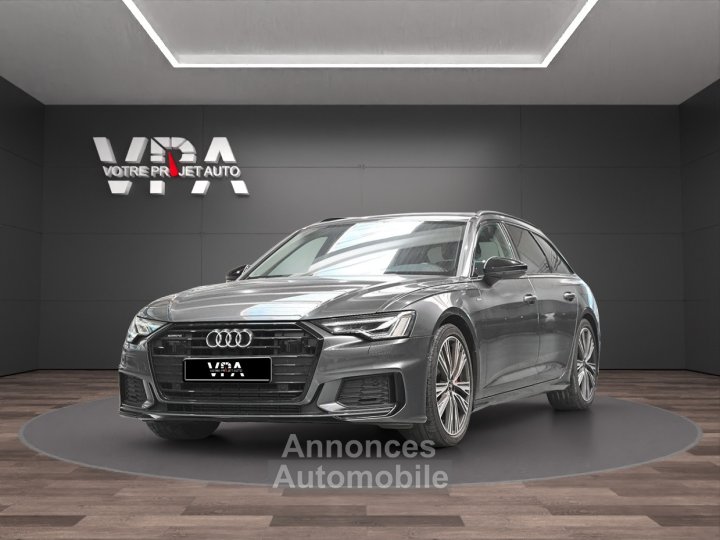 Audi A6 Avant · 55 TFSI e quattro · 367 ch · S tronic · S line · Gris Daytonagrau · Attelage - 1
