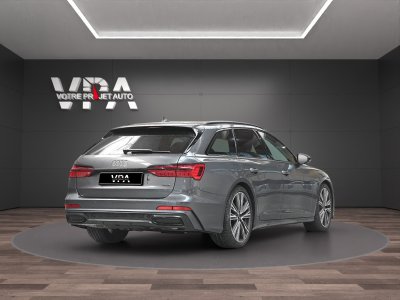 Audi A6 Avant · 55 TFSI e quattro · 367 ch · S tronic · S line · Gris Daytonagrau · Attelage   - 2