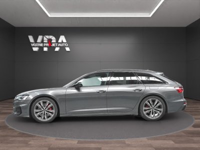 Audi A6 Avant · 55 TFSI e quattro · 367 ch · S tronic · S line · Gris Daytonagrau · Attelage   - 4
