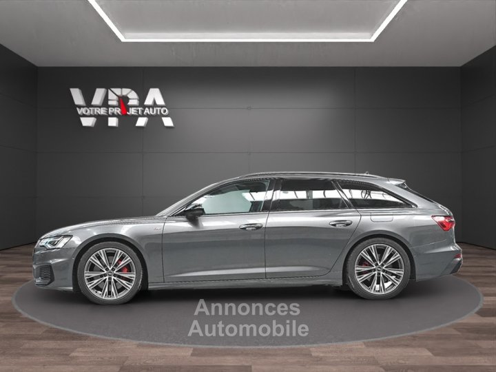 Audi A6 Avant · 55 TFSI e quattro · 367 ch · S tronic · S line · Gris Daytonagrau · Attelage - 4