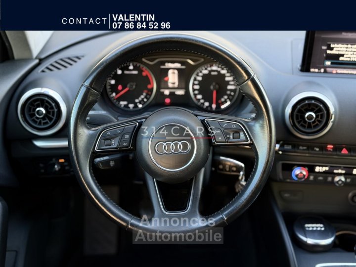 Audi A3 Sportback 16 TDI Sport 116 CarPlay 8V2 PHASE 2 - 12