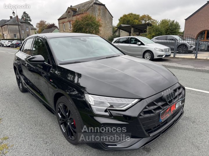 Audi A3 45tfsi e 272 10 kms garantie 5 ans pano sonos matrix affichage tête haute alcantara hayon siège électrique - 1