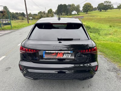 Audi A3 45tfsi e 272 10 kms garantie 5 ans pano sonos matrix affichage tête haute alcantara hayon siège électrique   - 4